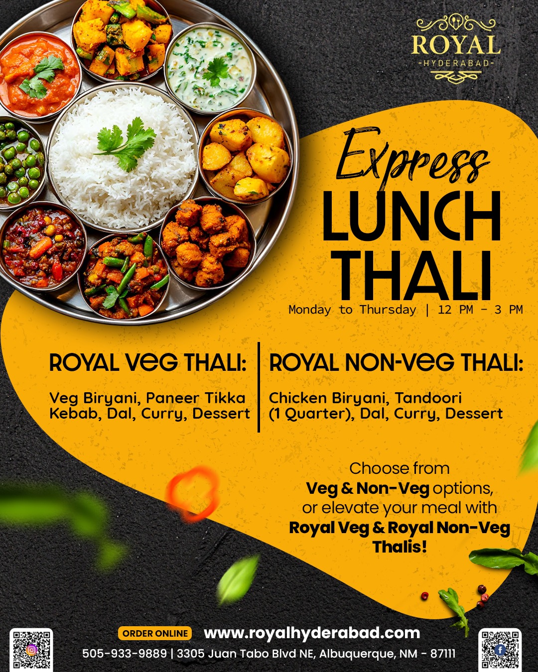 Express Lunch Thali